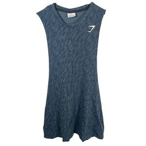 Gymshark Men's Blue Sleeveless Tank Top